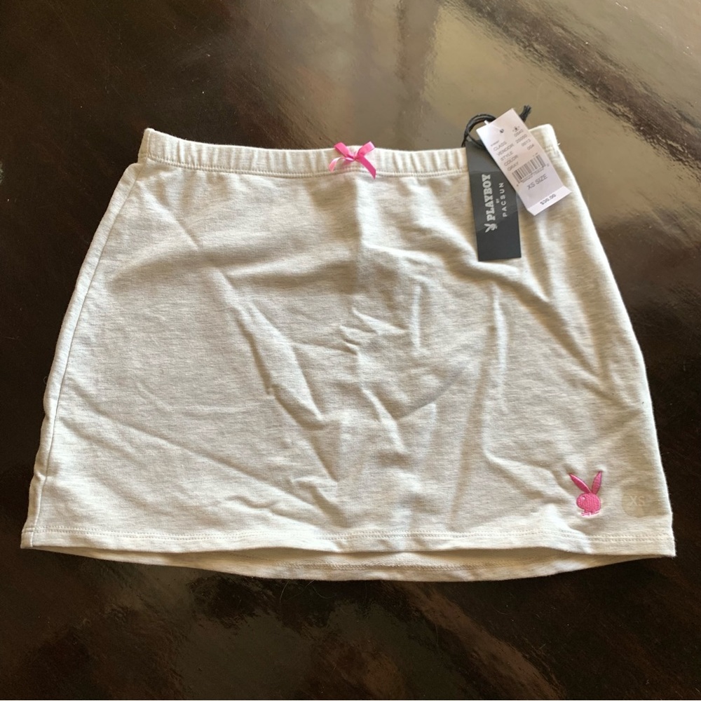 pacsun play boy skirt BNWT